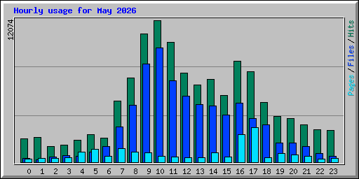 Hourly usage for May 2026
